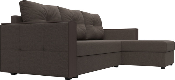 Диван угловой Лига Диванов Валенсия Лайт правый / 125971