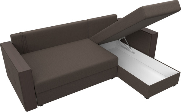 Диван угловой Лига Диванов Валенсия Лайт правый / 125971