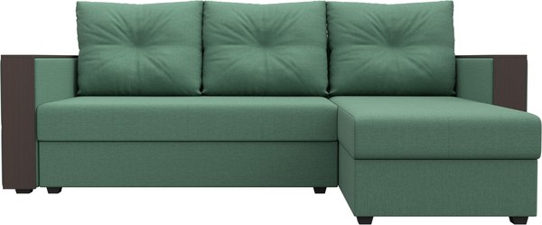 Диван угловой Лига Диванов Валенсия Лайт правый / 125972