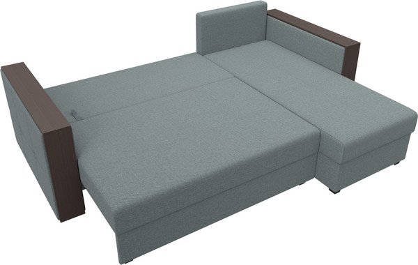 Диван угловой Лига Диванов Валенсия Лайт правый / 125973