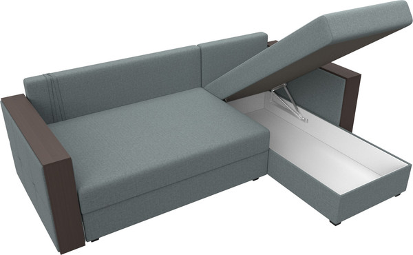 Диван угловой Лига Диванов Валенсия Лайт правый / 125973