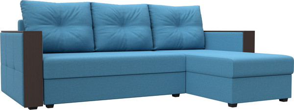 Диван угловой Лига Диванов Валенсия Лайт правый / 125974 - фото