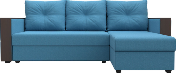 Диван угловой Лига Диванов Валенсия Лайт правый / 125974