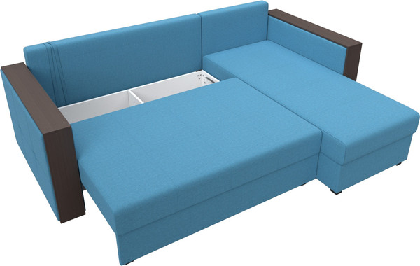 Диван угловой Лига Диванов Валенсия Лайт правый / 125974