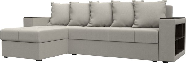 Диван угловой Лига Диванов Дубай Лайт левый / 121638L - фото