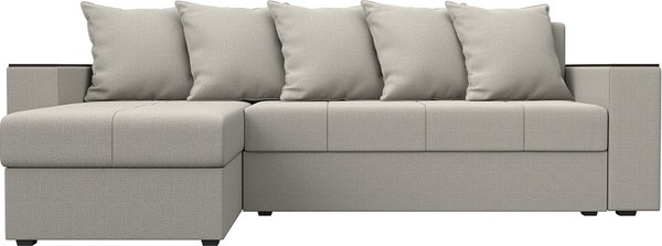 Диван угловой Лига Диванов Дубай Лайт левый / 121638L