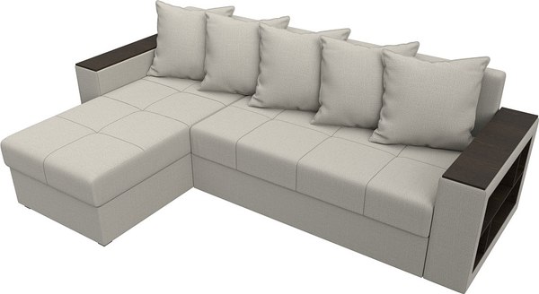 Диван угловой Лига Диванов Дубай Лайт левый / 121638L