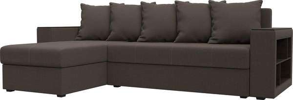 Диван угловой Лига Диванов Дубай Лайт левый / 121639L - фото