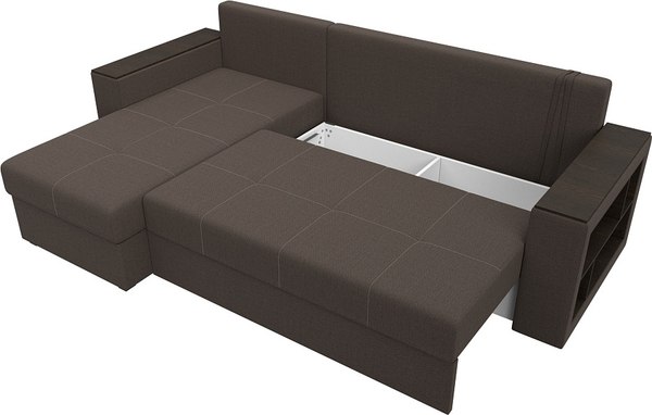 Диван угловой Лига Диванов Дубай Лайт левый / 121639L