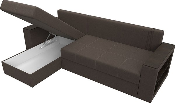 Диван угловой Лига Диванов Дубай Лайт левый / 121639L