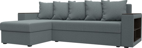 Диван угловой Лига Диванов Дубай Лайт левый / 121640L - фото