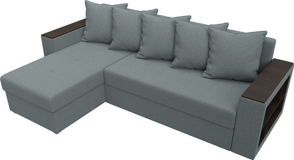 Диван угловой Лига Диванов Дубай Лайт левый / 121640L