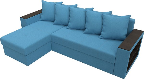 Диван угловой Лига Диванов Дубай Лайт левый / 121641L