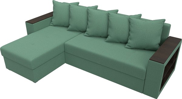 Диван угловой Лига Диванов Дубай Лайт левый / 121642L