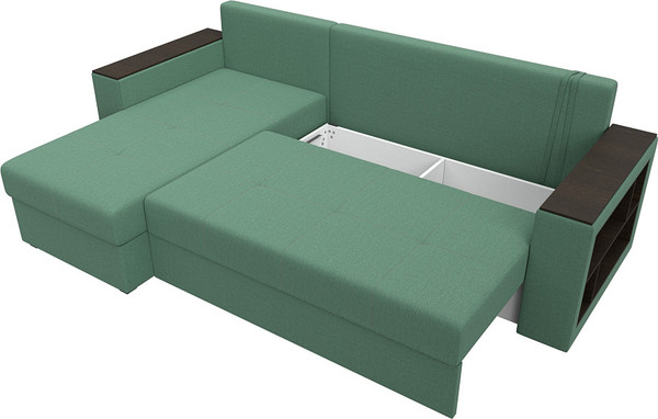 Диван угловой Лига Диванов Дубай Лайт левый / 121642L