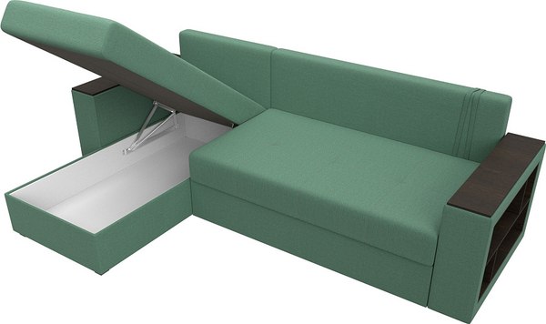 Диван угловой Лига Диванов Дубай Лайт левый / 121642L