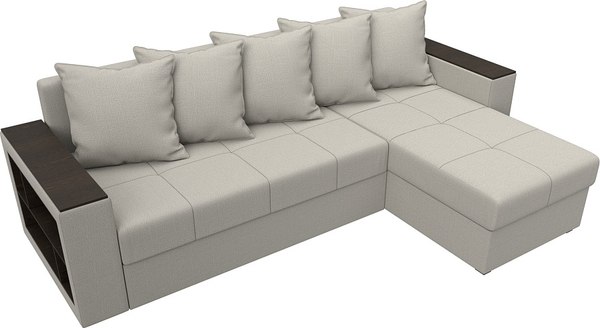 Диван угловой Лига Диванов Дубай Лайт правый / 121638