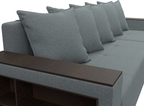 Диван угловой Лига Диванов Дубай Лайт правый / 121640