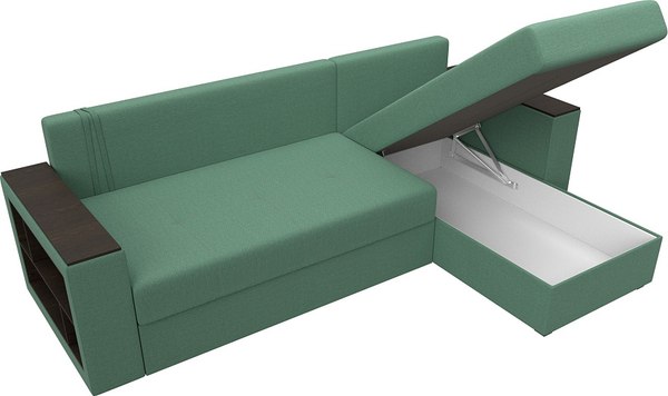 Диван угловой Лига Диванов Дубай Лайт правый / 121642