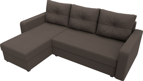 Диван угловой Лига Диванов Ливерпуль Лайт левый / 125986L