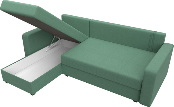 Диван угловой Лига Диванов Ливерпуль Лайт левый / 125987L