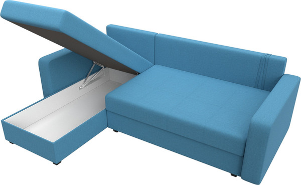 Диван угловой Лига Диванов Ливерпуль Лайт левый / 125989L