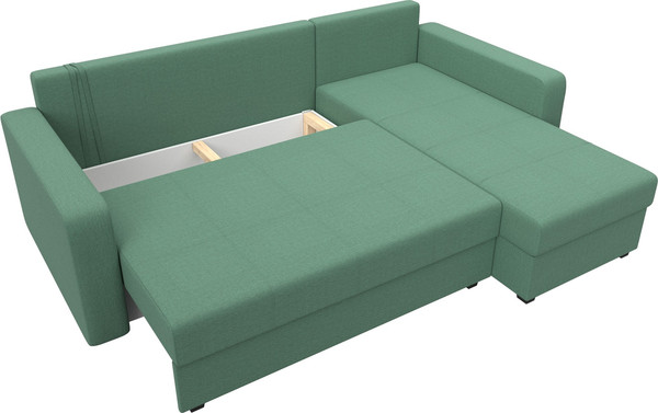 Диван угловой Лига Диванов Ливерпуль Лайт правый / 125987