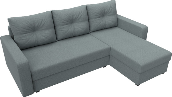 Диван угловой Лига Диванов Ливерпуль Лайт правый / 125988