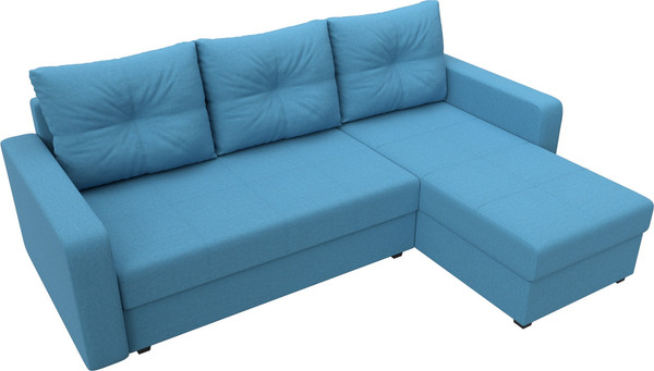 Диван угловой Лига Диванов Ливерпуль Лайт правый / 125989