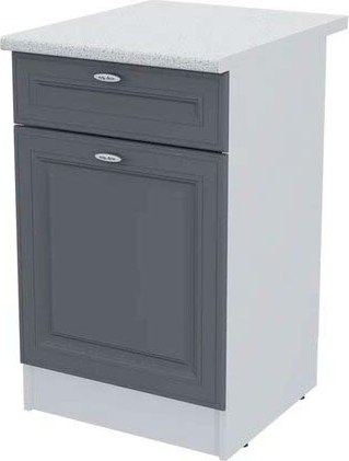 Шкаф-стол кухонный Горизонт Мебель Настя 500 с ящиком - фото