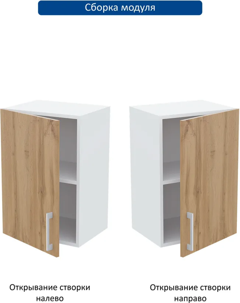 Шкаф навесной для кухни Горизонт Мебель Настя 400