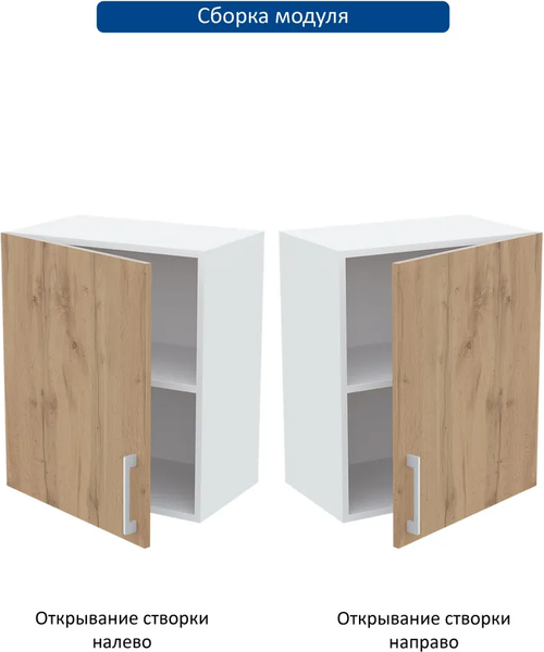 Шкаф навесной для кухни Горизонт Мебель Настя 500