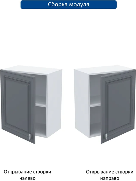 Шкаф навесной для кухни Горизонт Мебель Настя 500