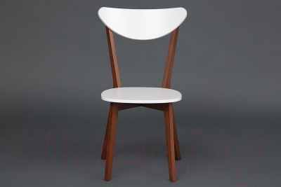 Стул Tetchair Maxi жесткое сиденье (белый/коричневый)