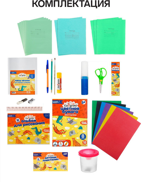 Набор школьника Calligrata Отличный выбор / 7148566