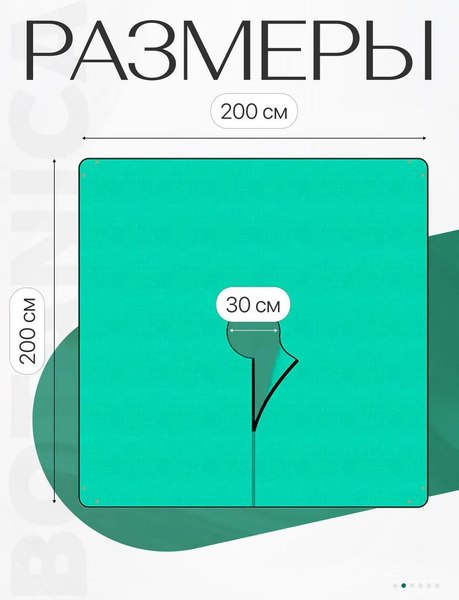 Коврик для посадки растений BOTANICA для стрижки растений 2x2м