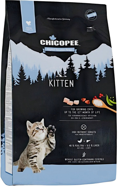 Сухой корм для кошек Chicopee HNL Kitten для котят и беременных кошек - фото
