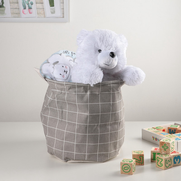 Корзина для белья Доляна Клетка 4093112