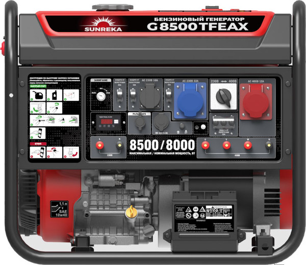 Бензиновый генератор SUNREKA G8500TFEAX
