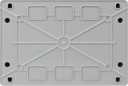 Бокс пластиковый ЭРА Comfort ЩРН-П-12 IP41 / Б0067233