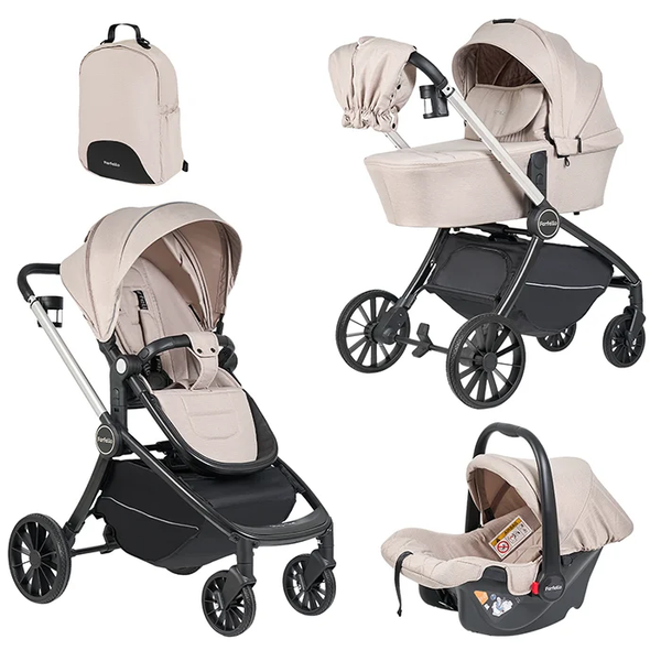 Детская универсальная коляска Farfello Baby Shell 2025 3в1 / BBS-013