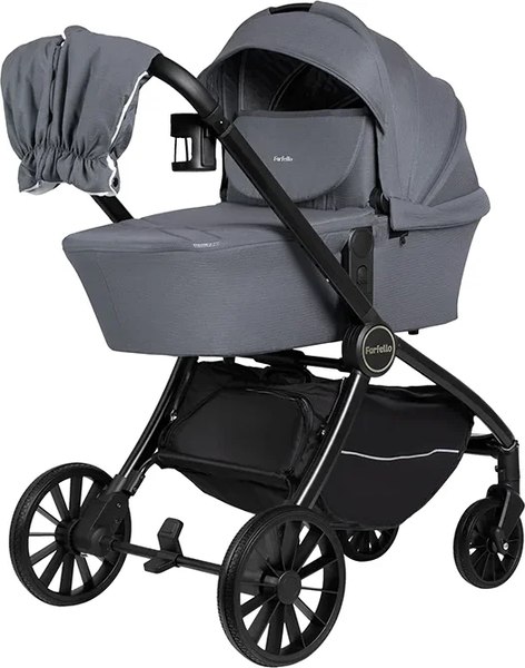 Детская универсальная коляска Farfello Baby Shell 2025 3в1 / BBS-014 - фото