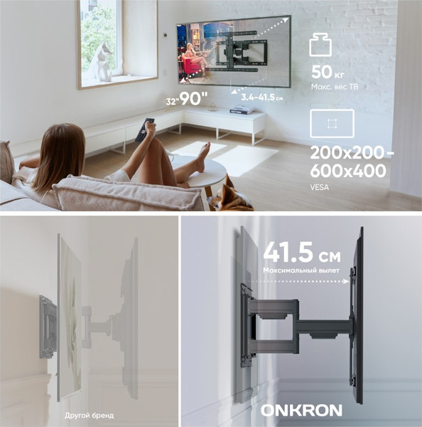 Кронштейн для телевизора Onkron SM6L