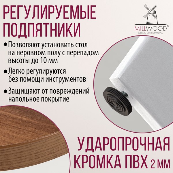 Обеденный стол Millwood Мюнхен 140х80