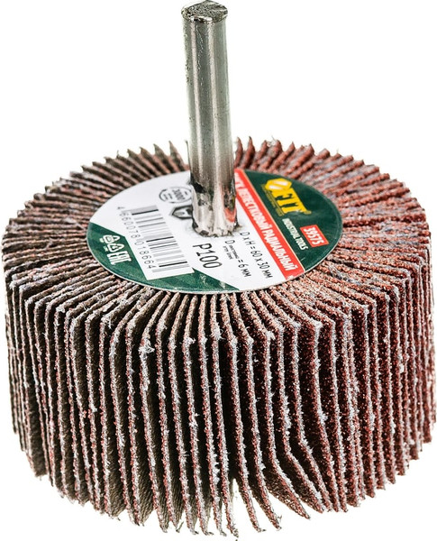 Шлифовальный круг FIT 60х30х6мм Р 100 / 39575