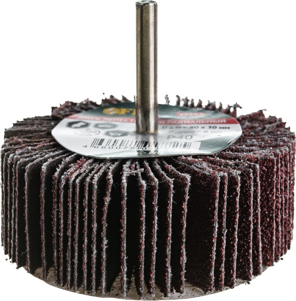 Шлифовальный круг FIT 80х30х6мм Р 40 / 39592 - фото