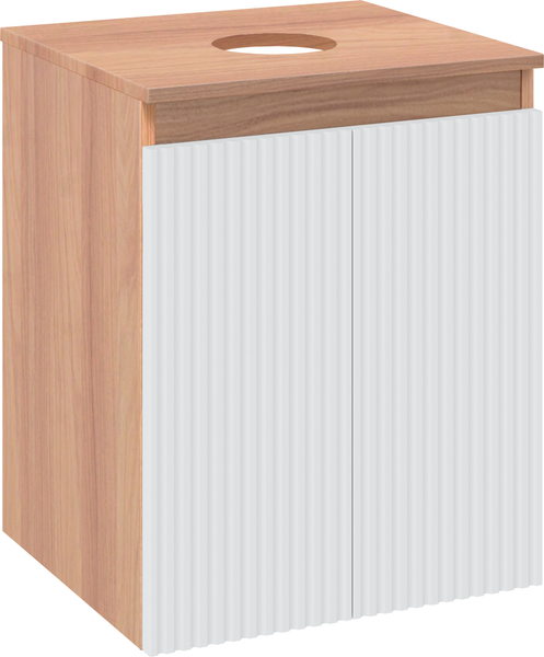 Тумба под умывальник Runo Соренто 50 Тренто 50 вертикаль - фото