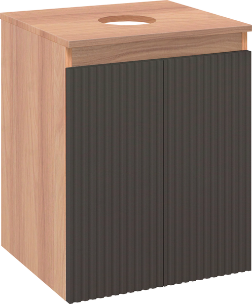 Тумба под умывальник Runo Соренто 50 Тренто 50 вертикаль - фото