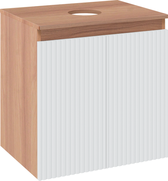 Тумба под умывальник Runo Соренто 60 Тренто 60 вертикаль - фото