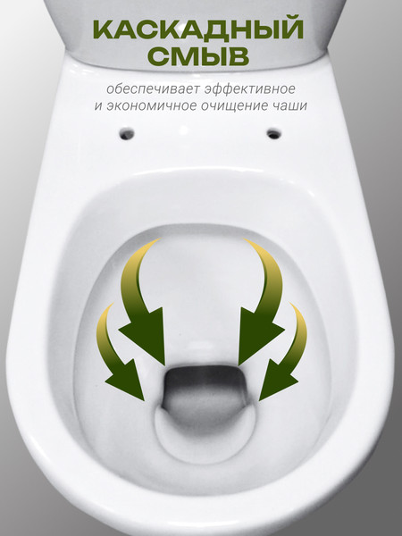 Унитаз напольный Santeri Баланс Комфорт 1P2179S0000BF